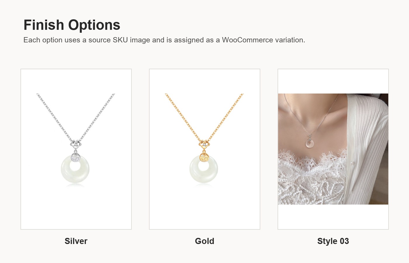 S925 Silver Peace Buckle White Chalcedony White Jade Modern Chinese Vintage Chinese Necklace for Women detail image