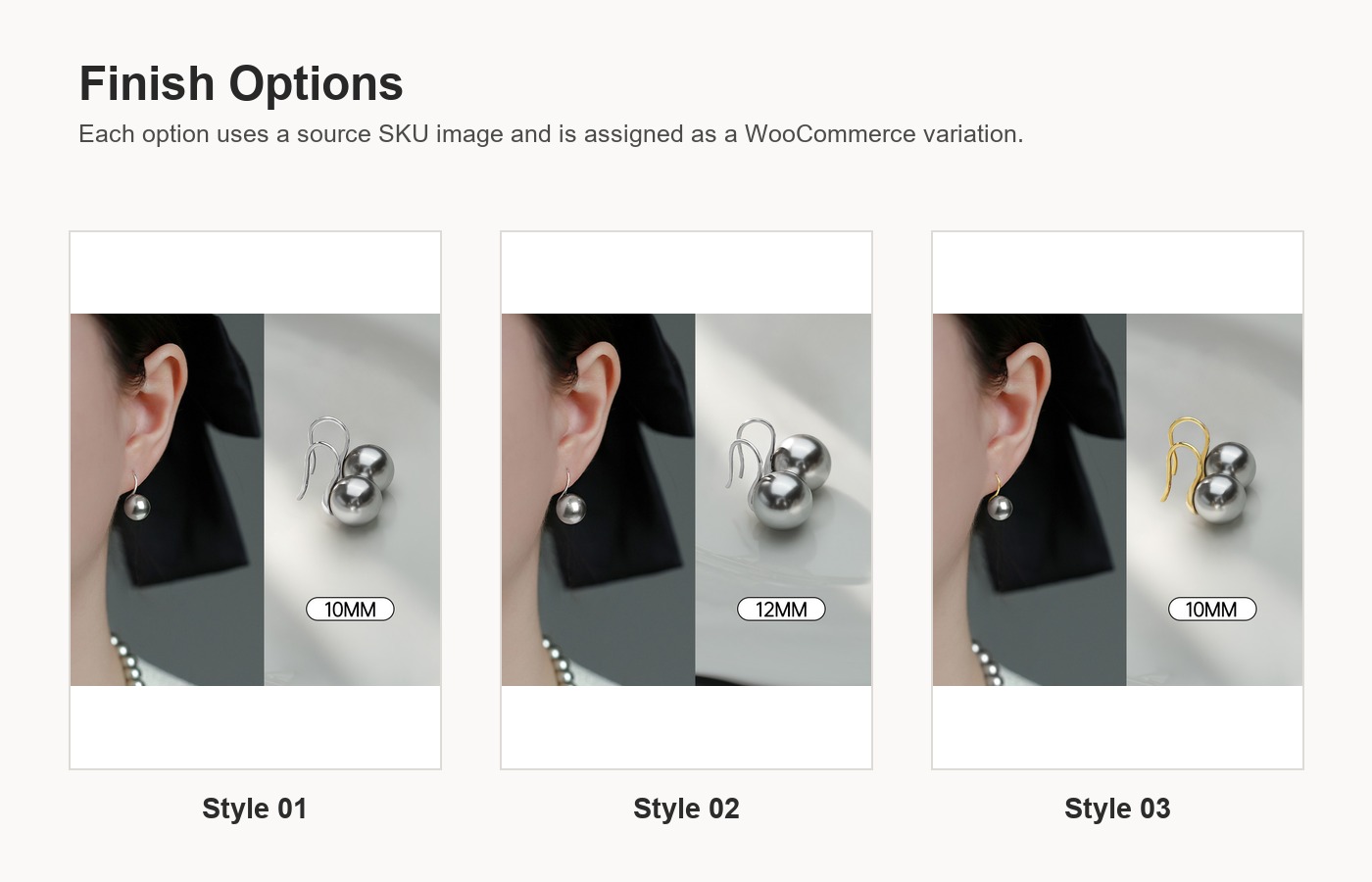 S925 Silver Pearl Light Luxury French Vintage Stud Earrings for Women detail image
