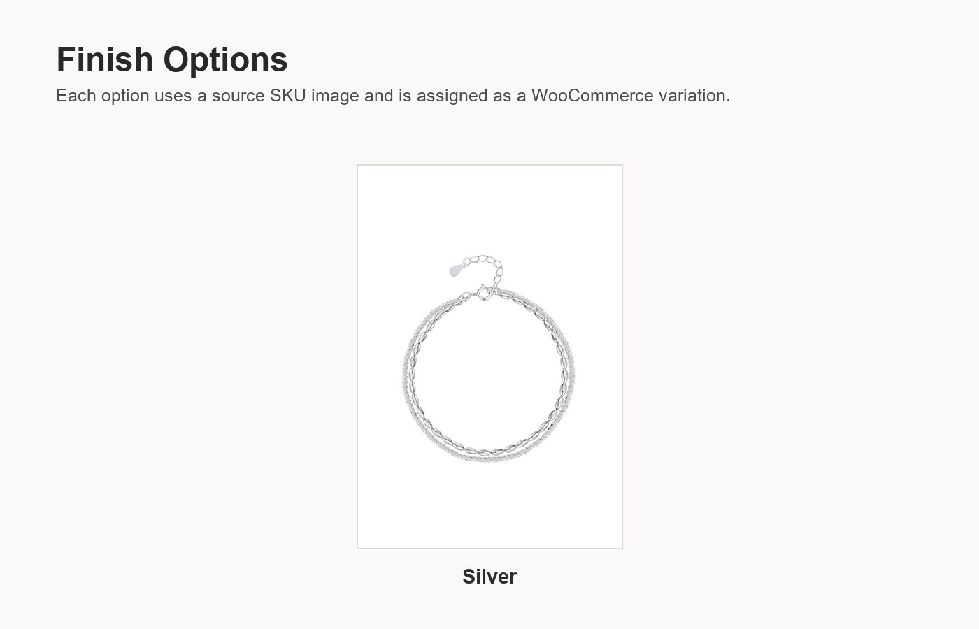 S925 Silver Rice Bead Minimalist Light Luxury Bracelet for Women detail image