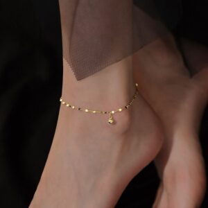 S925 Silver Round Bead Minimalist Light Luxury Anklet for Women main image 1