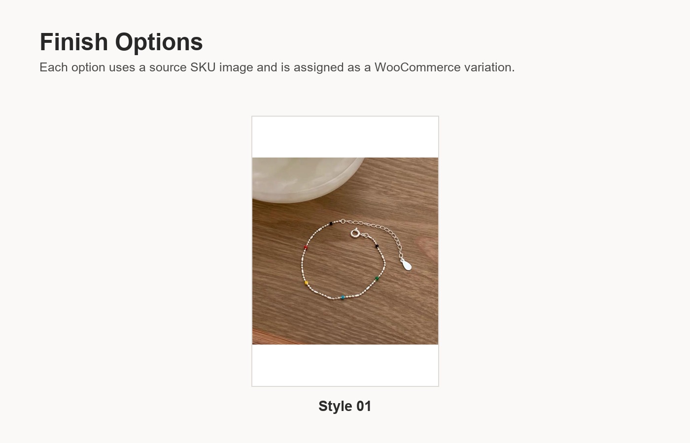 S925 Silver Round Bead Minimalist Light Luxury Bracelet for Women detail image