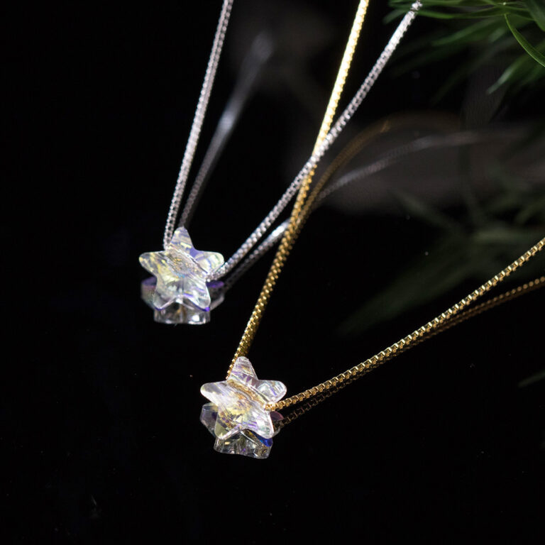 S925 Silver Star Light Luxury Collarbone Chain Necklace for Women main image 1