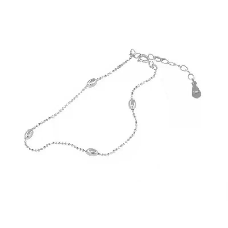 S925 Silver Round Bead Minimalist Light Luxury Bracelet for Women product image 5