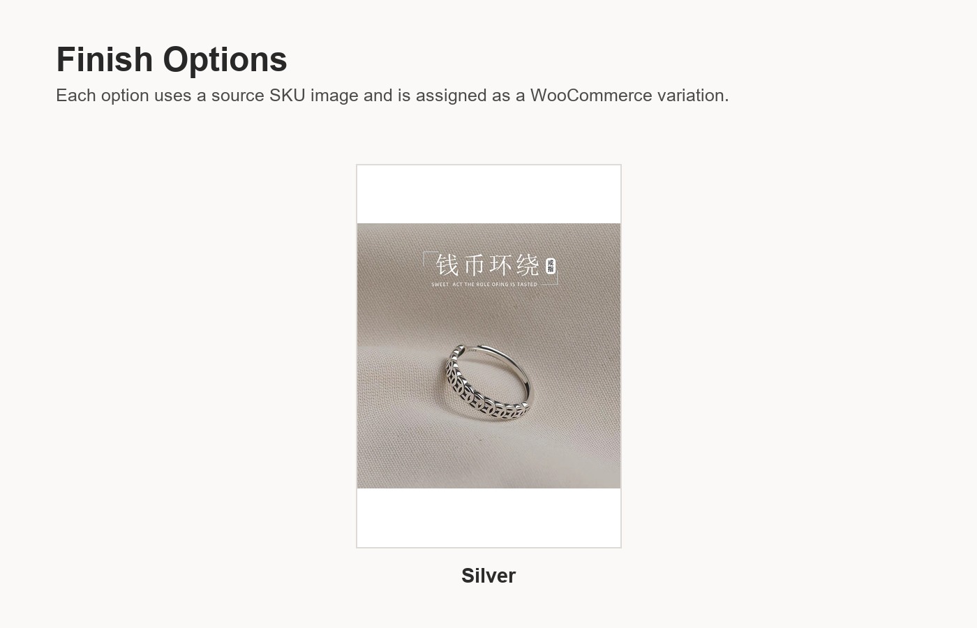 S999 Silver Coin Vintage Minimalist Adjustable Open Ring for Women detail image