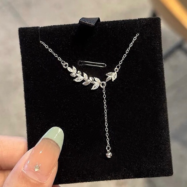 S999 Silver Collarbone Chain Minimalist Necklace for Women main image 1