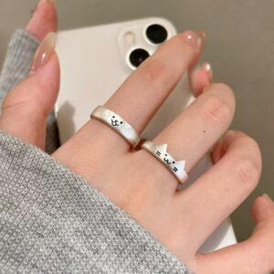 S999 Silver Light Luxury Minimalist Ring for Women main image 1