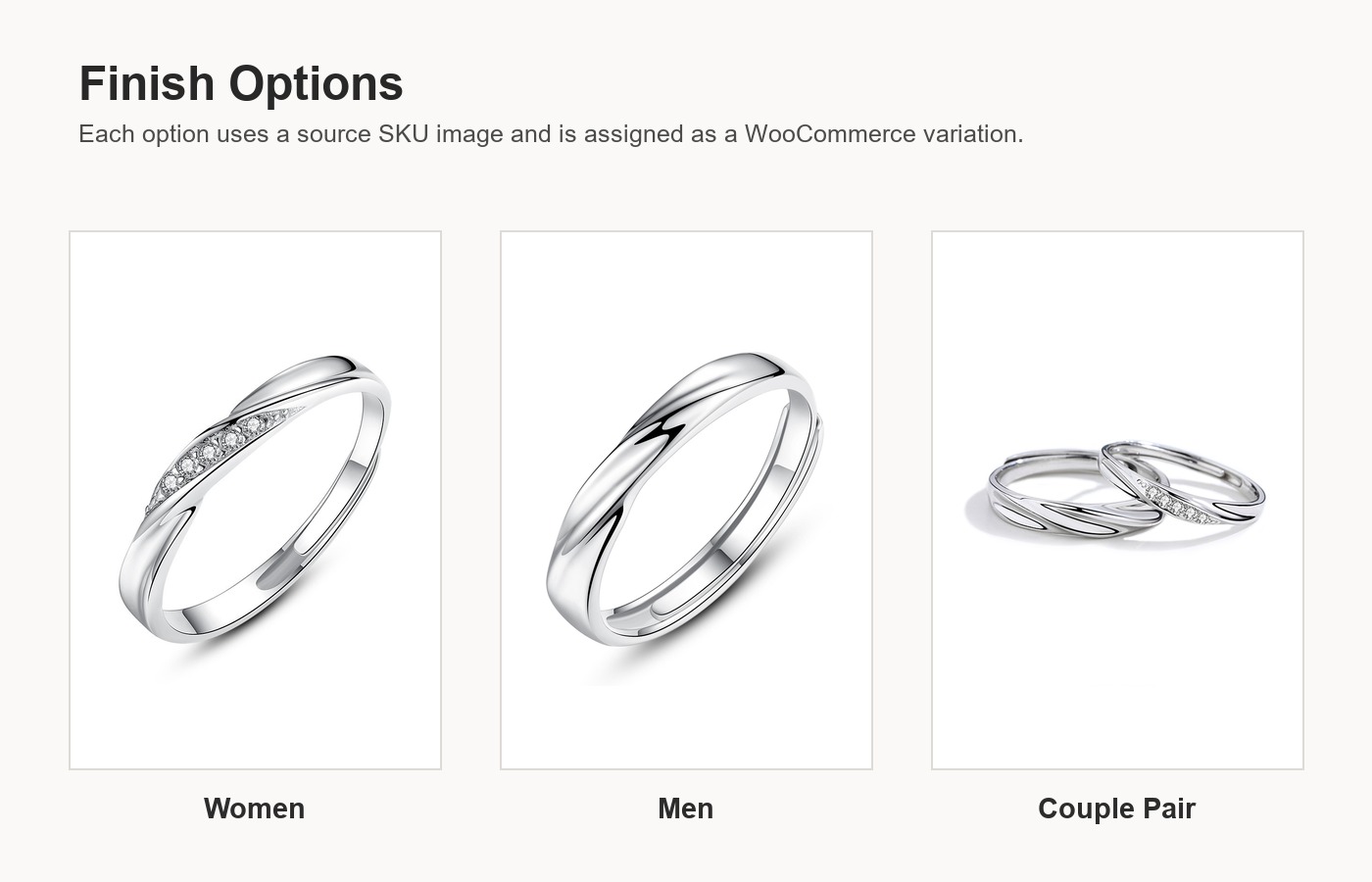 S999 Silver Minimalist Light Luxury Ring for Women detail image