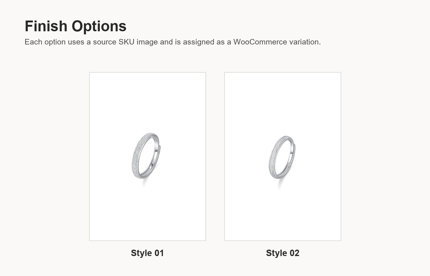 S999 Silver Minimalist Light Luxury Ring detail image