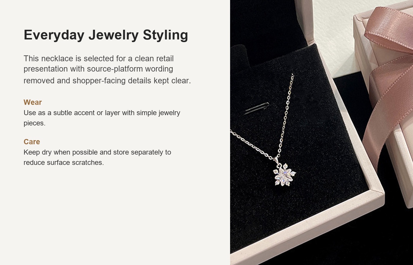 S999 Silver Star CZ Light Luxury Micro Pave Collarbone Chain Necklace for Women detail image